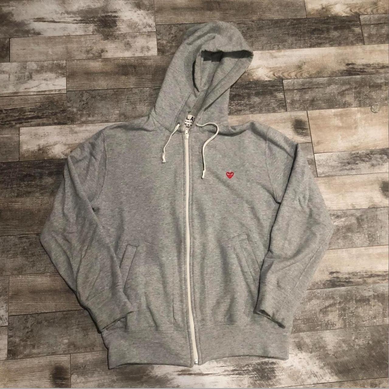 Cdg white outlet hoodie