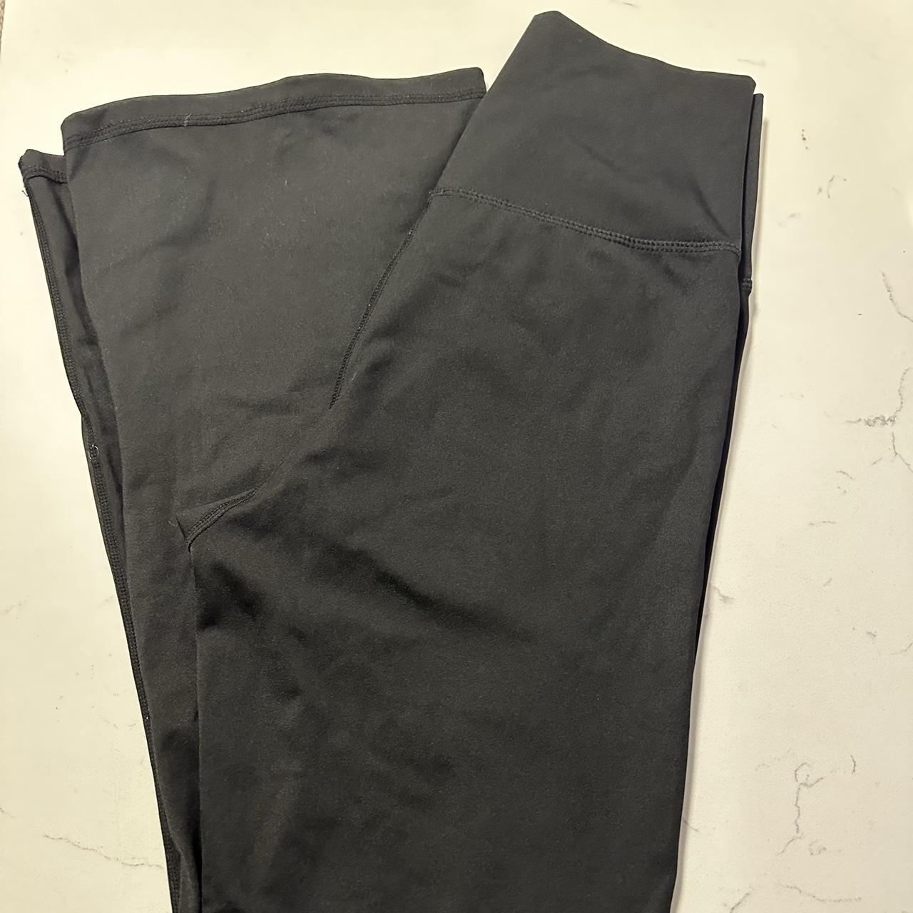 black flare leggings also have brown listed in this... - Depop