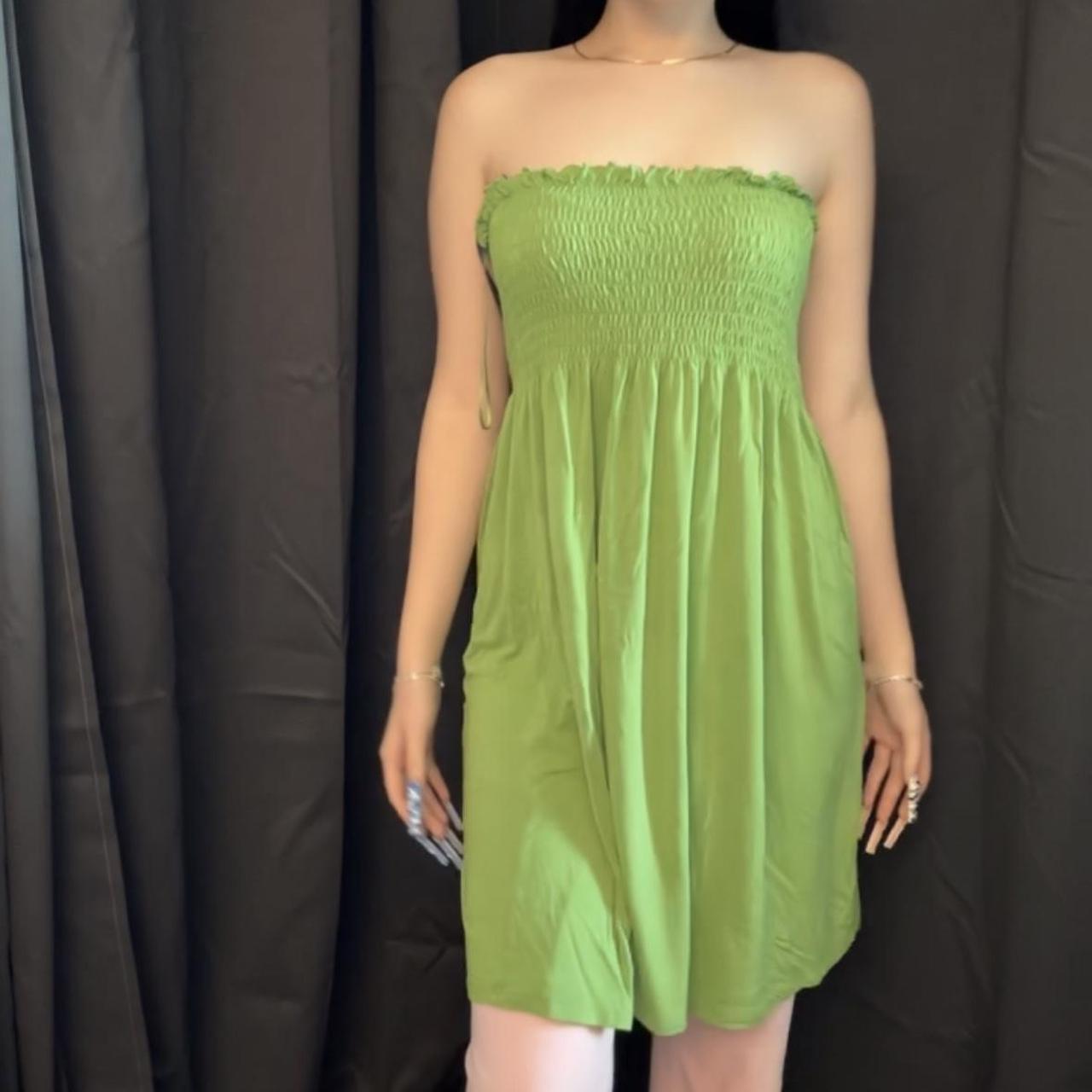 MICHAEL KORS Pleated dress in green  Breuninger