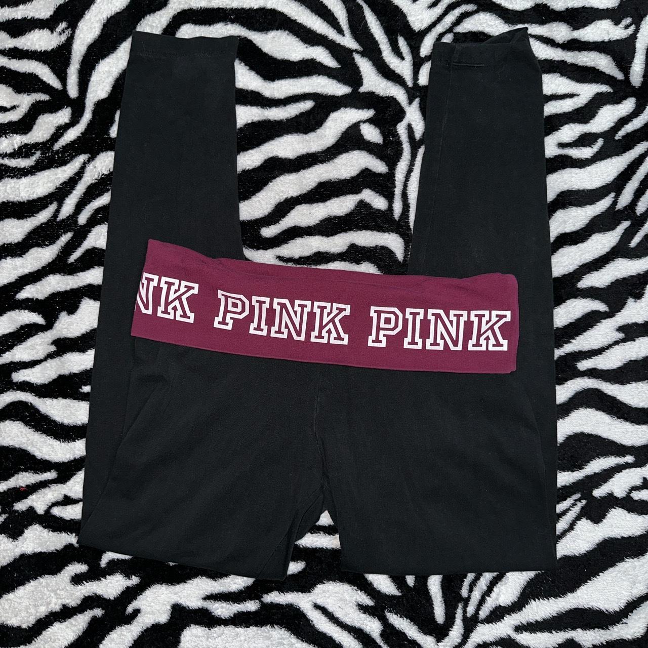 Victoria’s Secret Pink foldover yoga shorts
