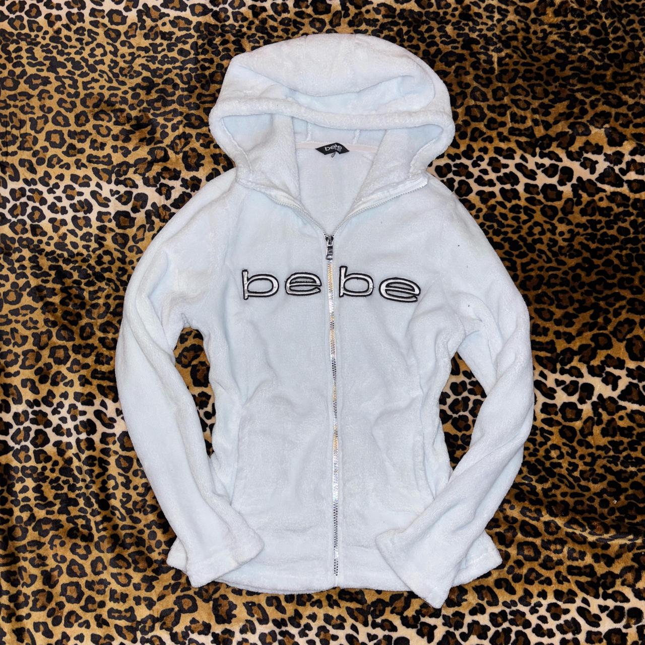 Vintage 90's / y2k bebe zip up hoodie! This pink | Depop