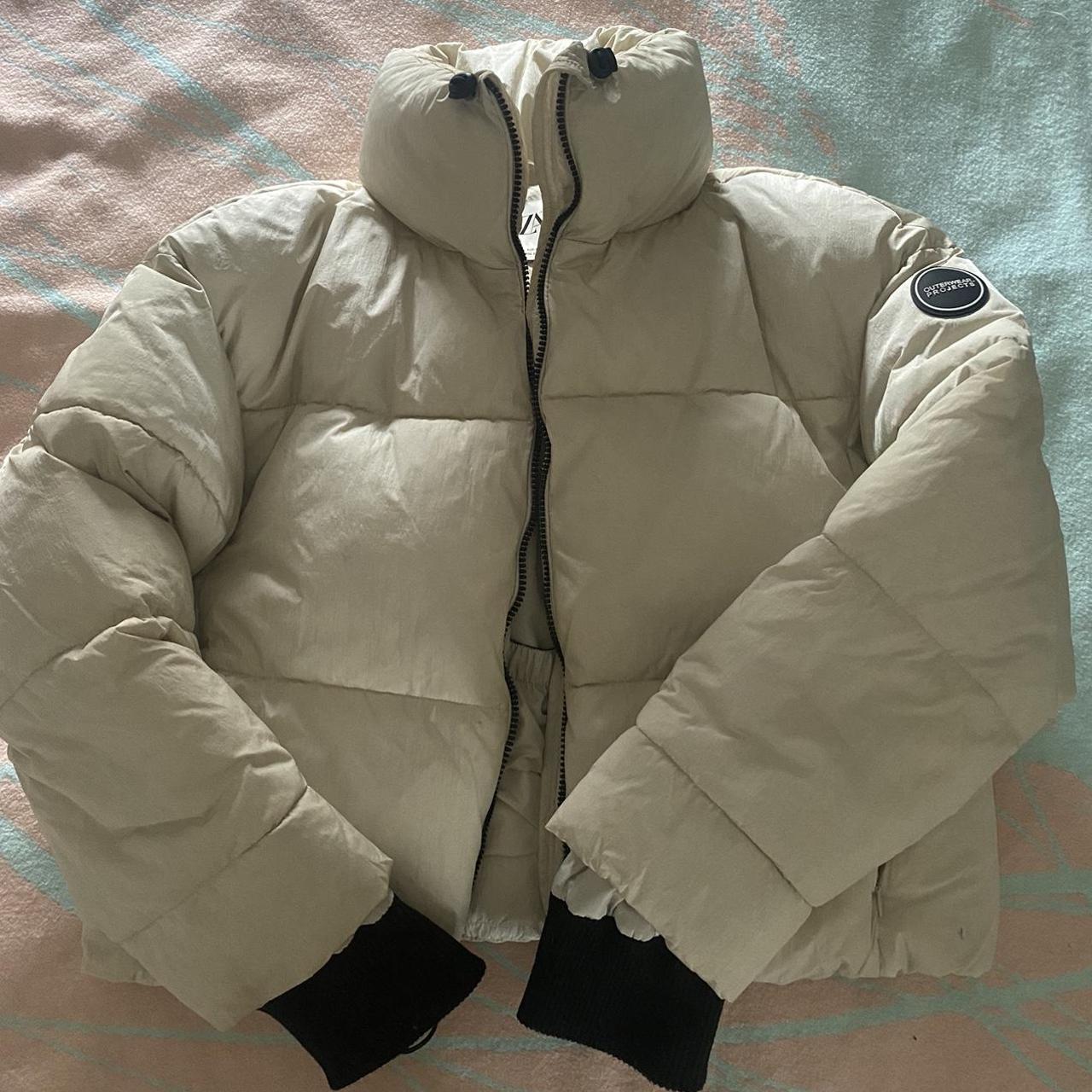 Zara white puffer jacket UK- M Super warm and... - Depop