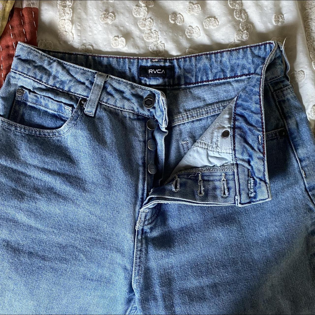 RVCA blue jeans The cutest everyday pair Worn... - Depop