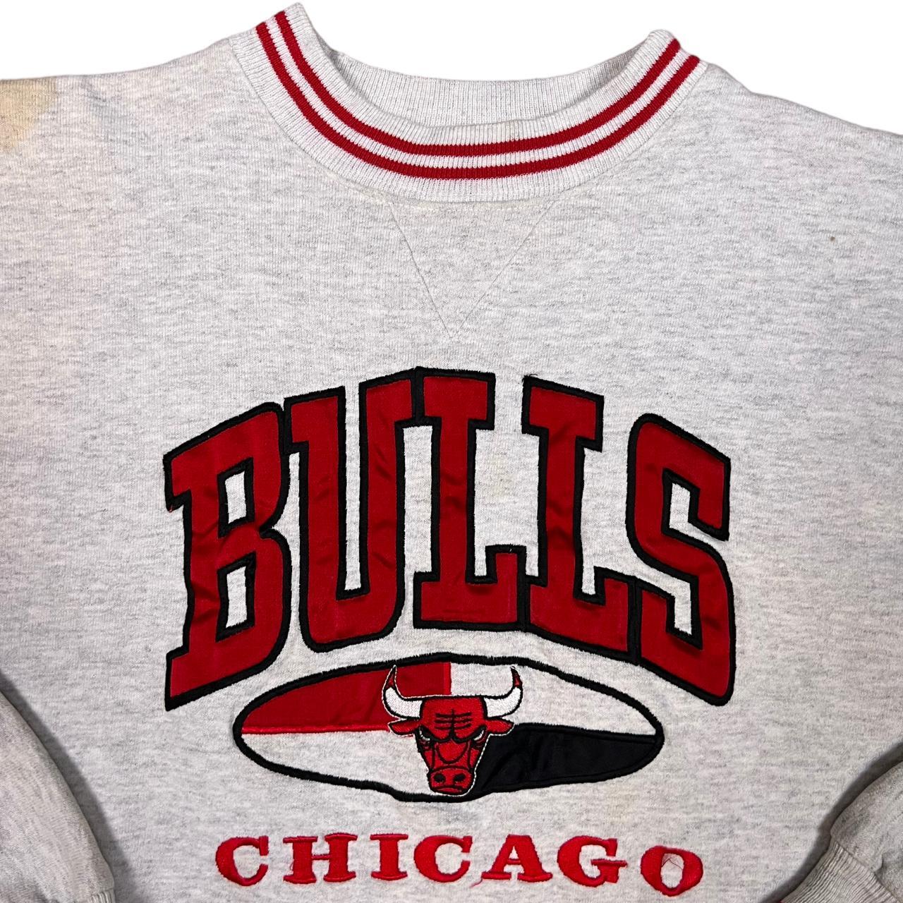 Vintage 90s Bulls Crewneck Sweatshirt ✩ True - Depop