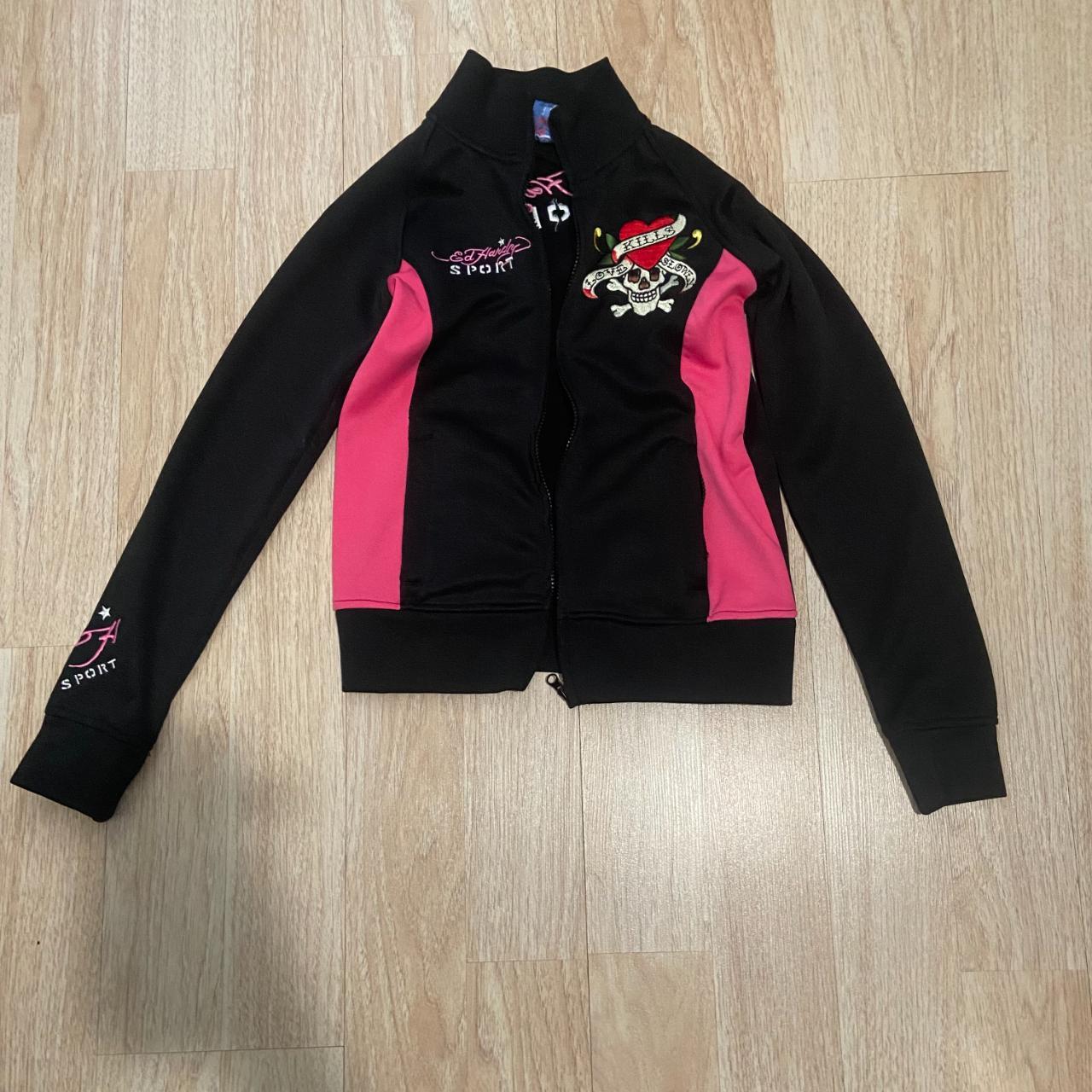 Ed Hardy Sports Jacket/zip up size small No refunds,... - Depop