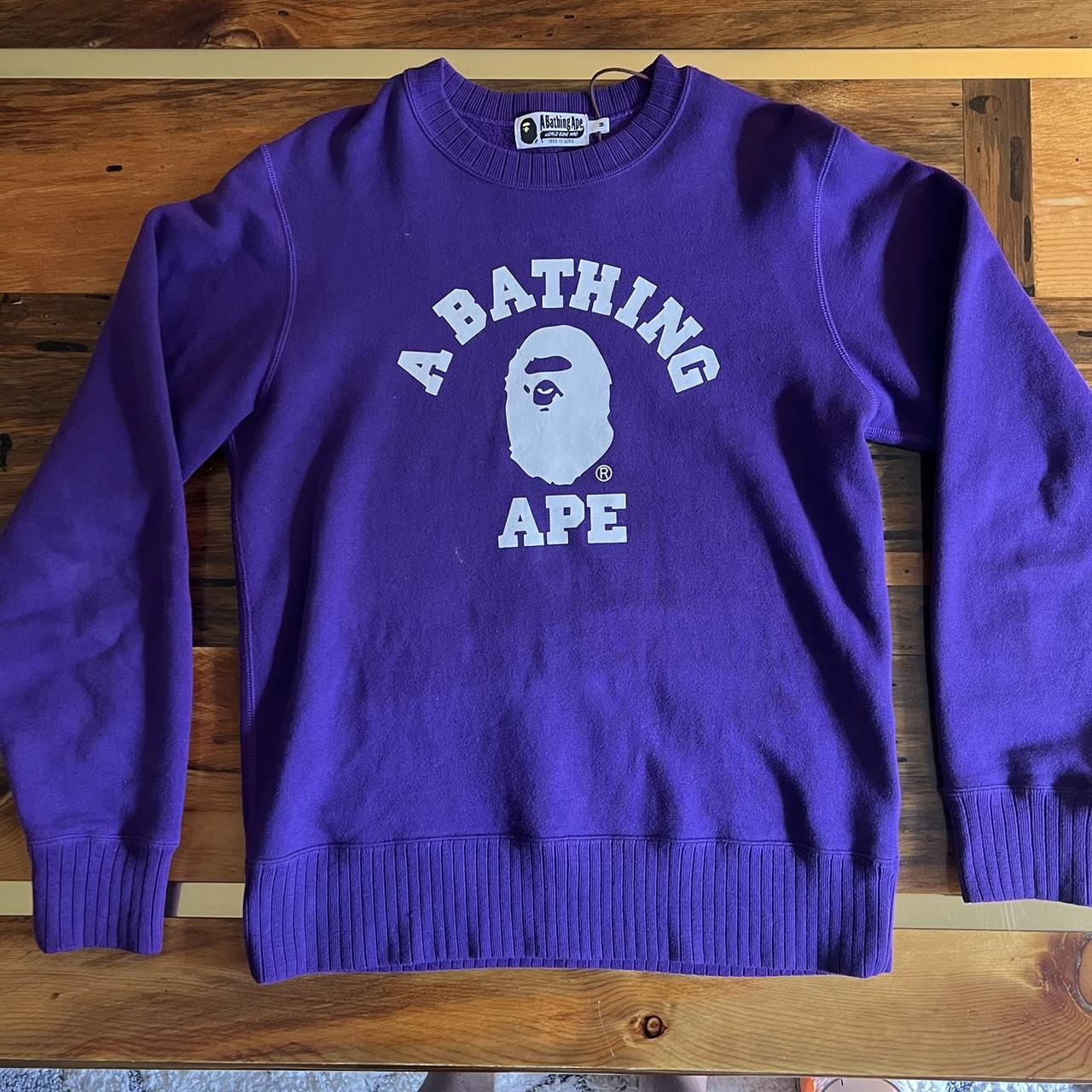 BAPE College high quality Crewneck