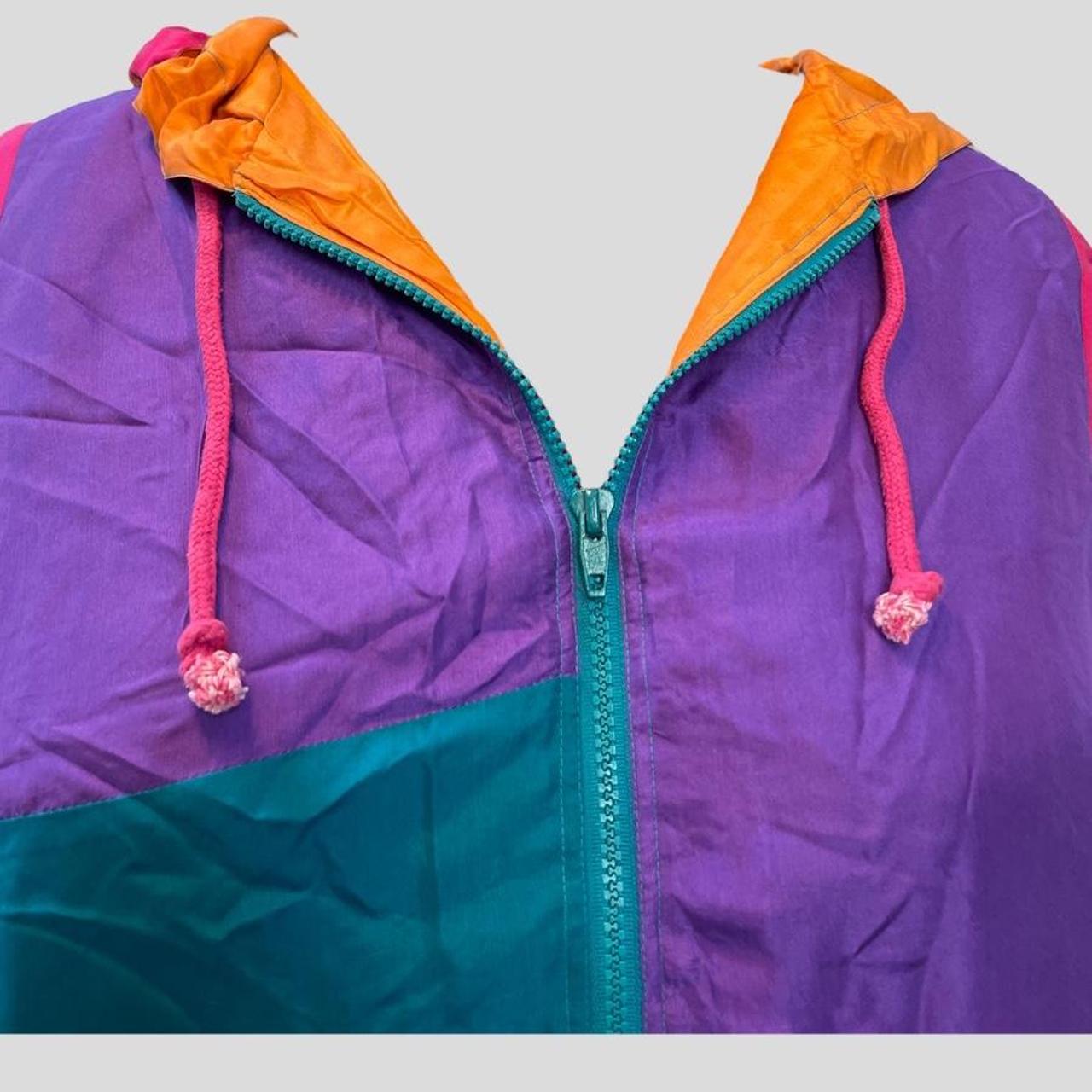 Lauren Brooke Women's Orange and Purple Jacket (2)