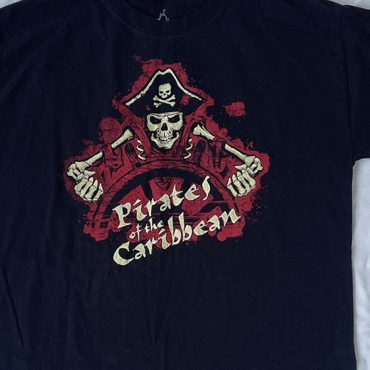 Disney Pirates of the Caribbean T-shirt. Giant - Depop