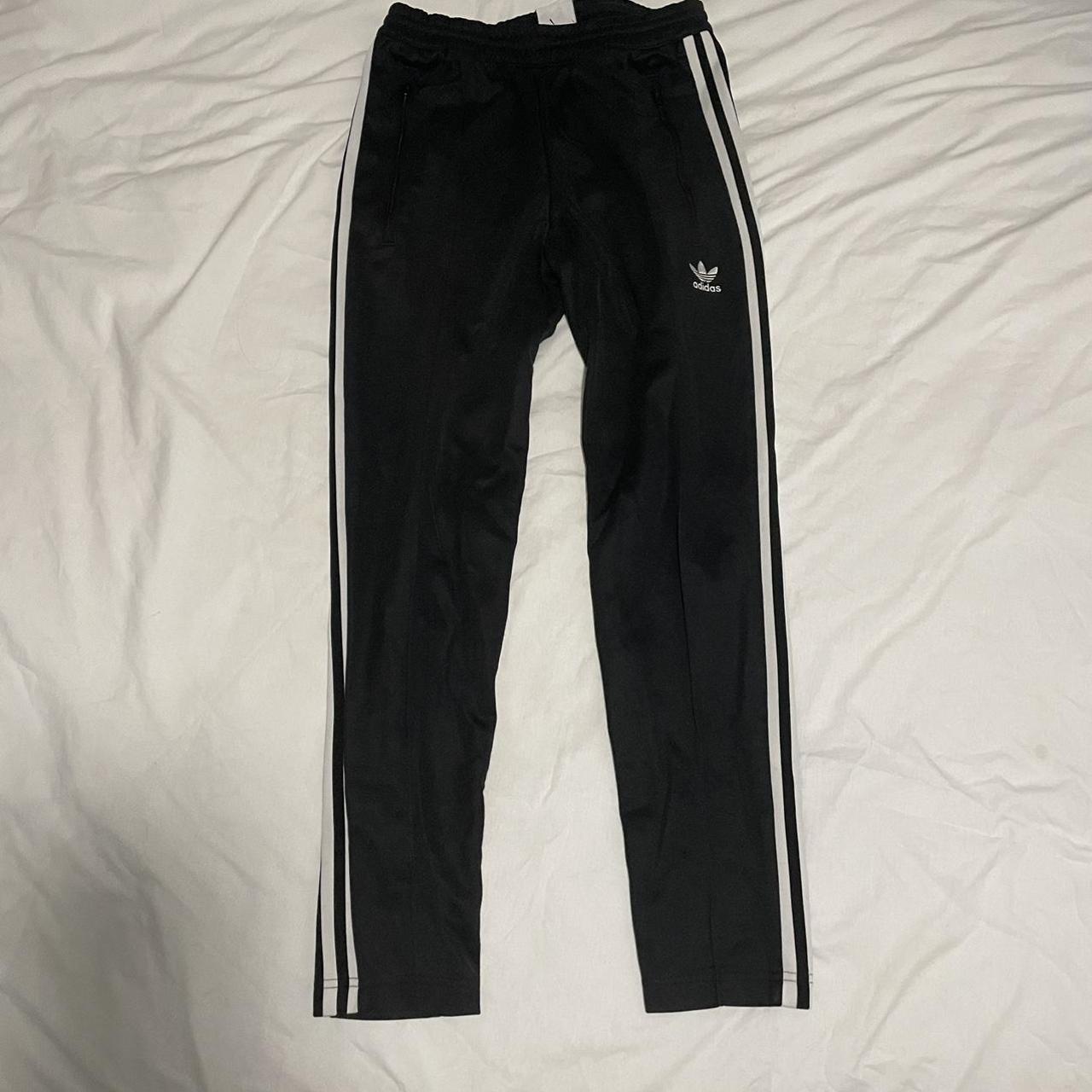 Adidas Originals Men's Black and White Joggers-tracksuits | Depop