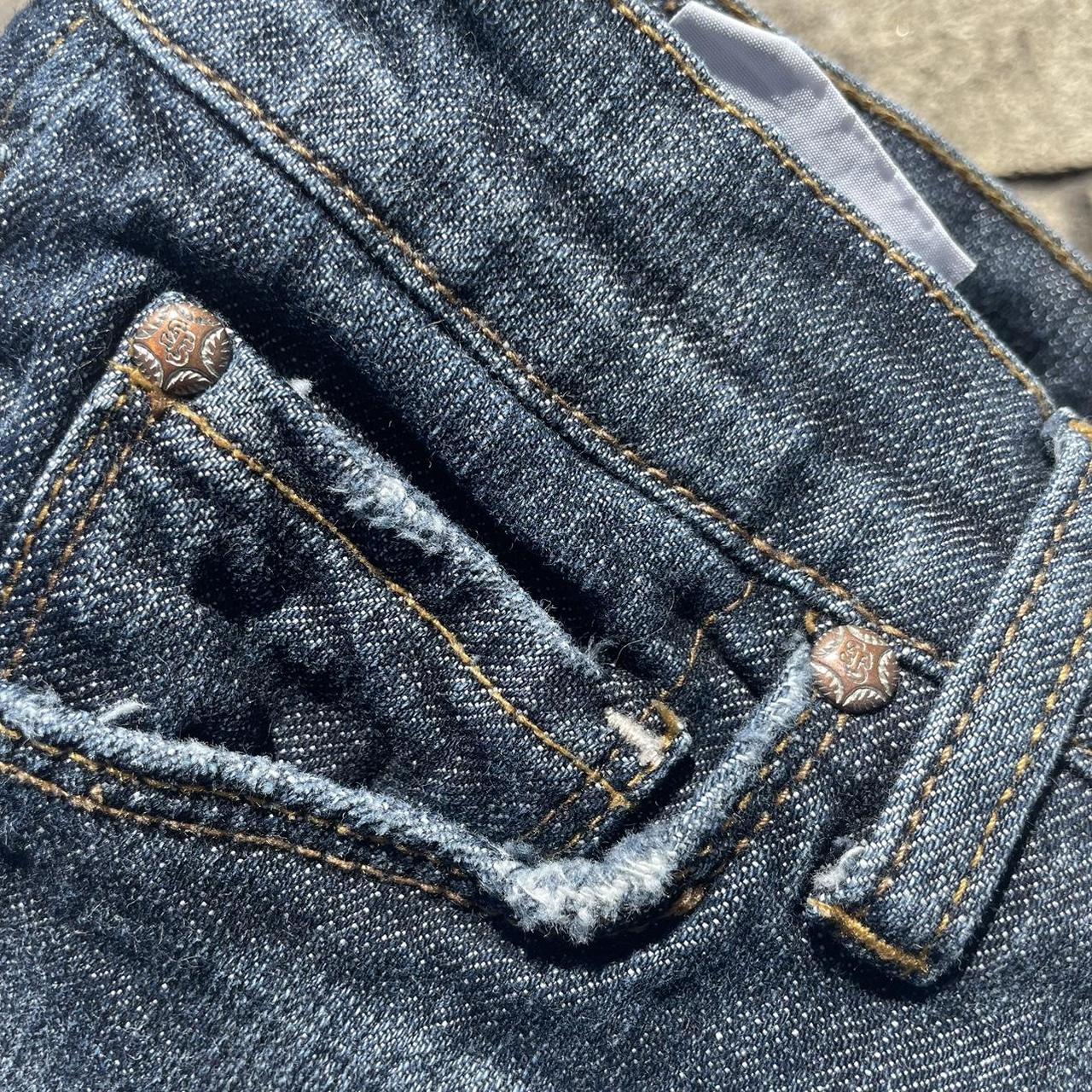 vintage see thru soul straight jeans measurements:... - Depop