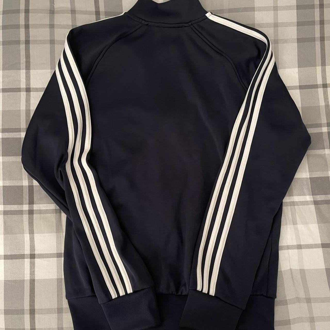 navy adidas superstar tracksuit