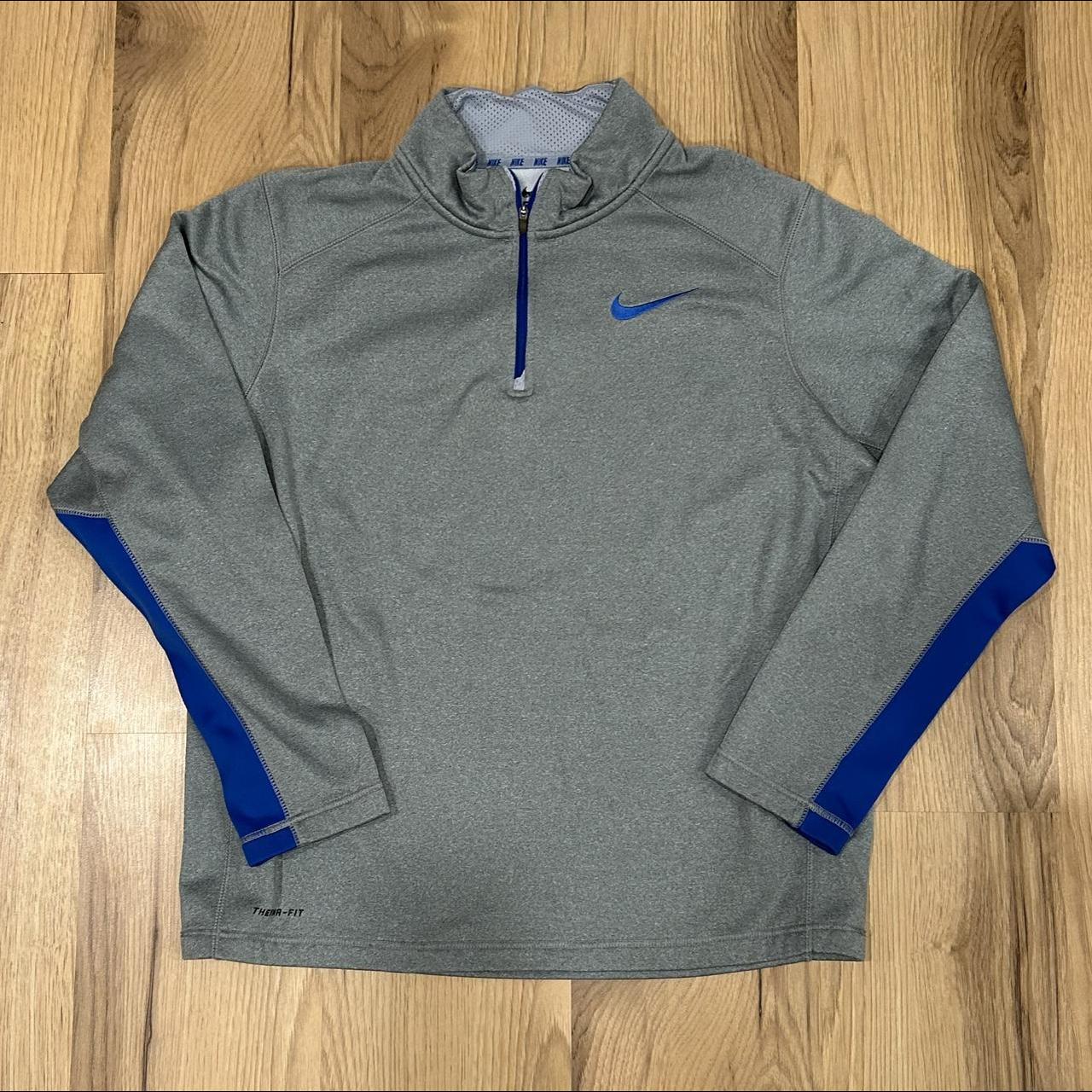 Mens grey nike online quarter zip