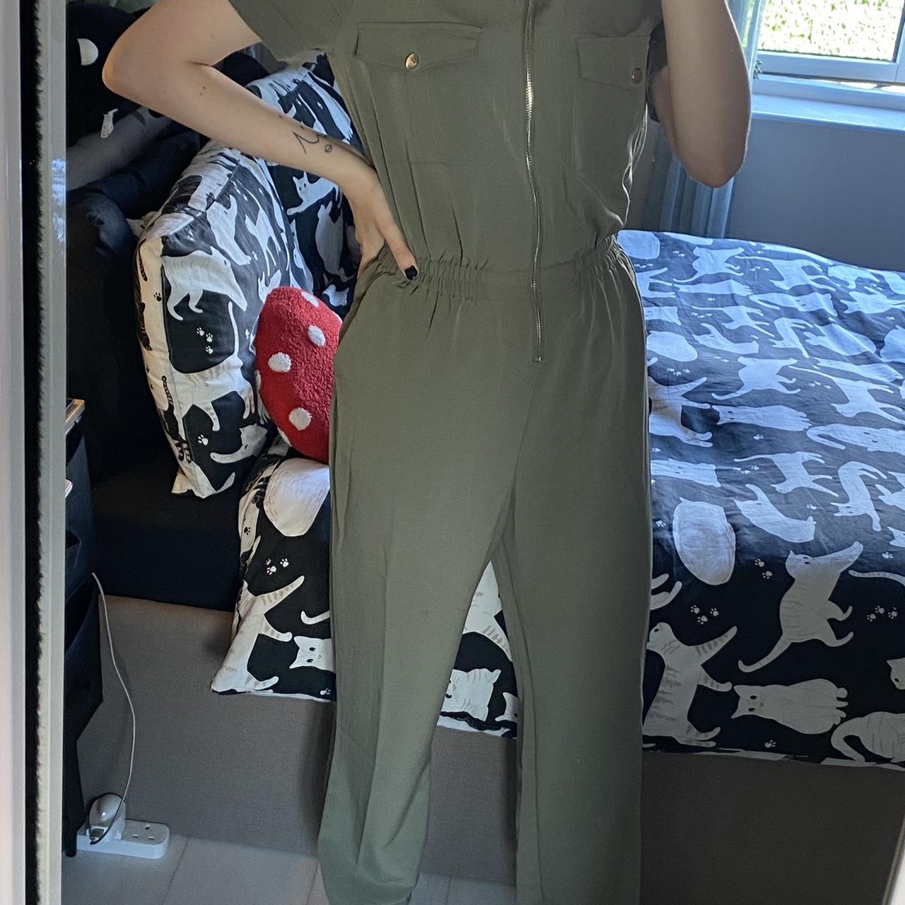 New Look 915 Girls Green Jumpsuit. Modelled on an