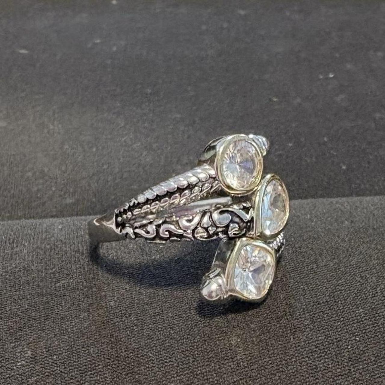 Women's Ring - Silver/Gold – Designer & Stack Rin… - image 3