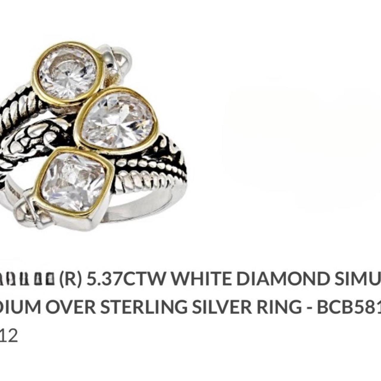 Women's Ring - Silver/Gold – Designer & Stack Rin… - image 5