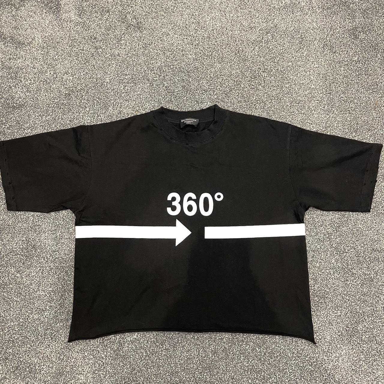 Balenciaga 360 T shirt cropped Fits like a small... - Depop