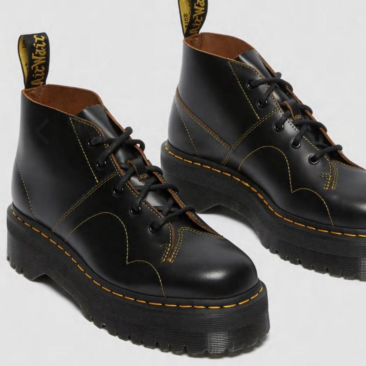 Dr martens church quad platform outlet boots