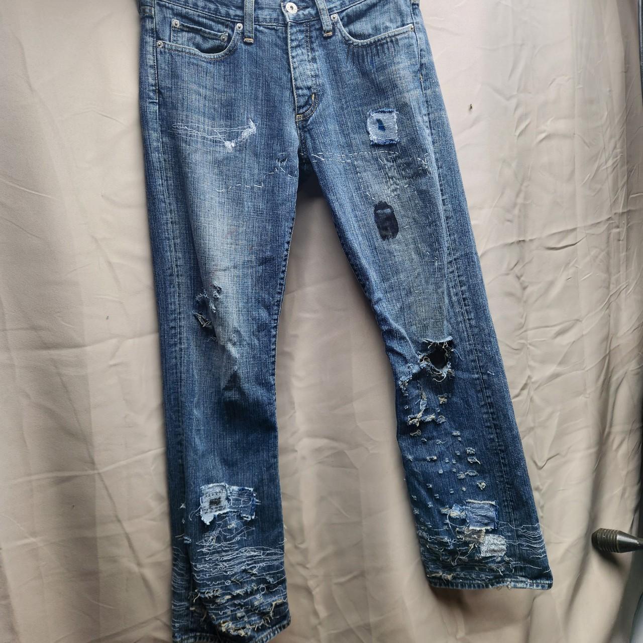 G star hot sale patchwork jeans