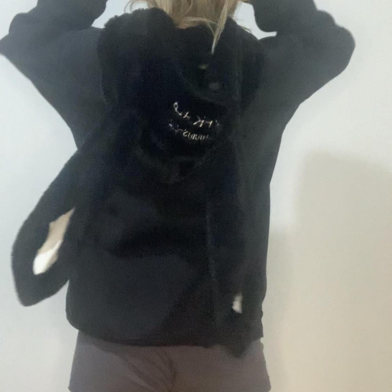 ☺︎ zfkalb cute and soft y2k oversized bunny hoodie with | Depop