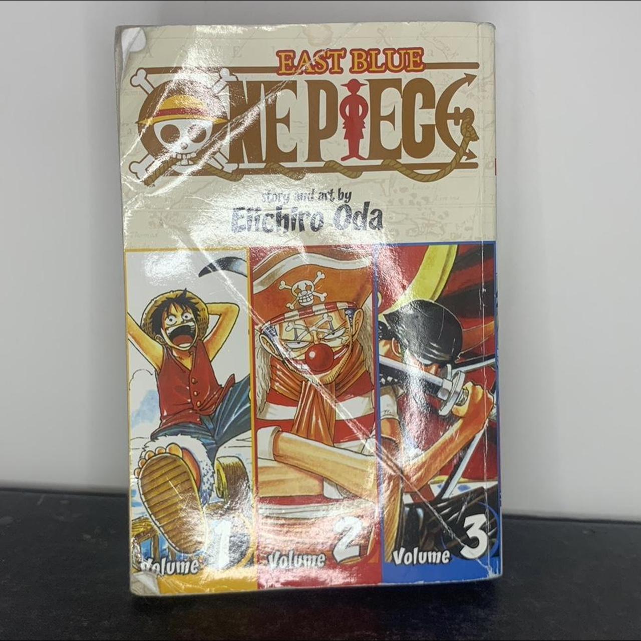 ONE PIECE MANGA BOOK VOL VOLUME 1 ONE 2 TWO AND 3... Depop