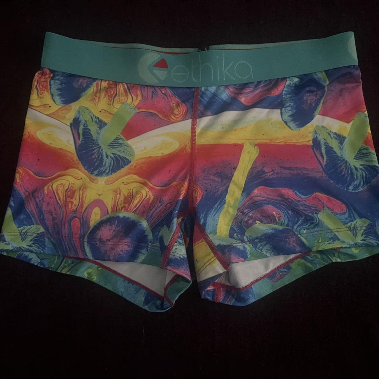 Groovy psychedelic Ethika shorts Only worn a couple... Depop