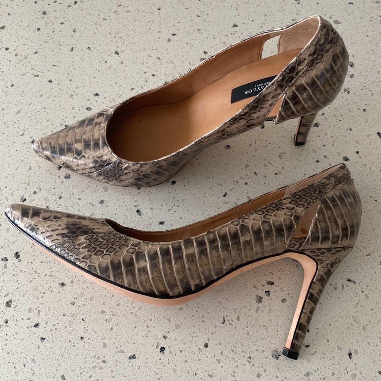 Ann taylor deals snakeskin heels