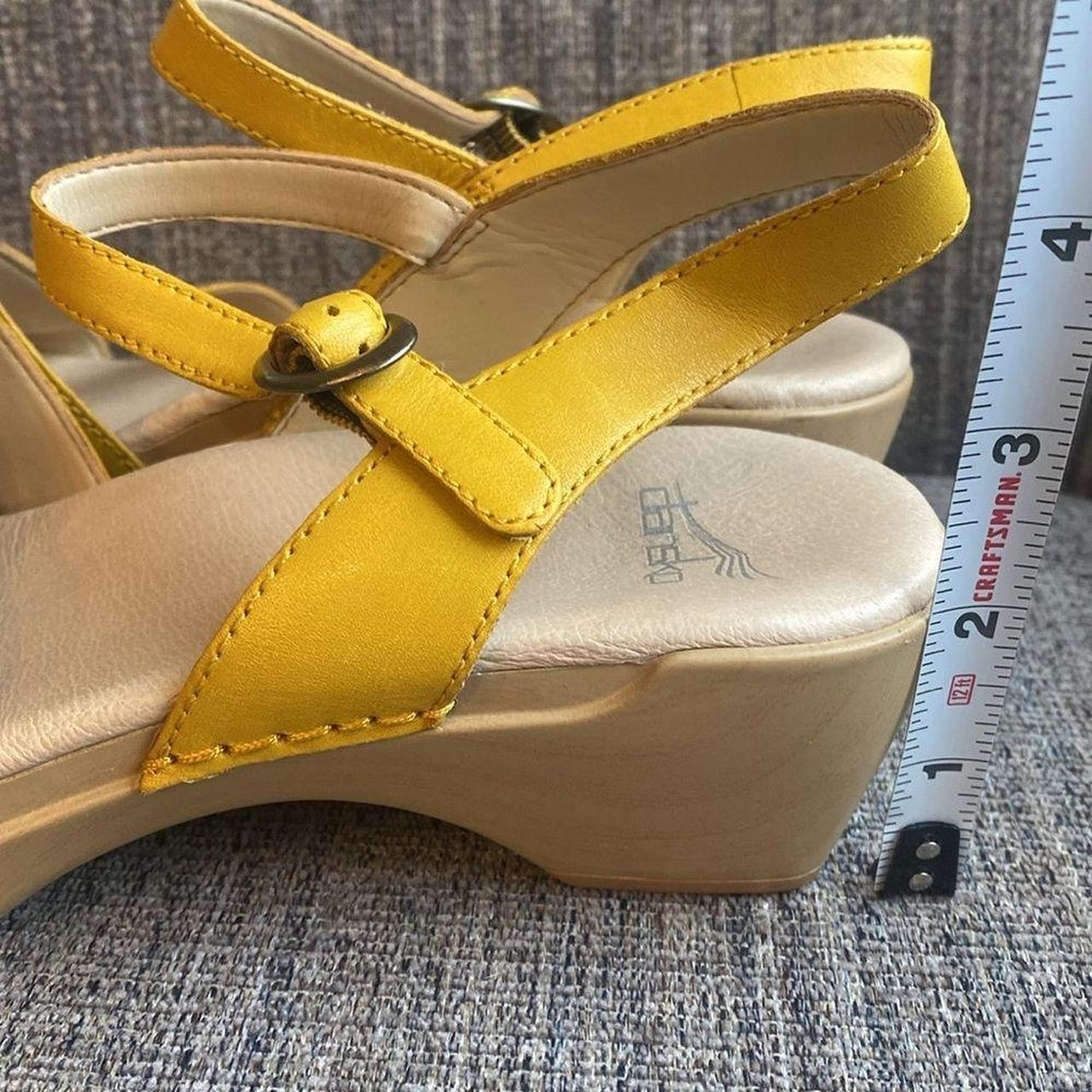 Dansko on sale yellow sandals