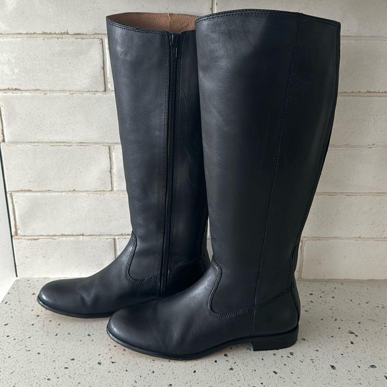 Kenneth cole outlet black leather boots