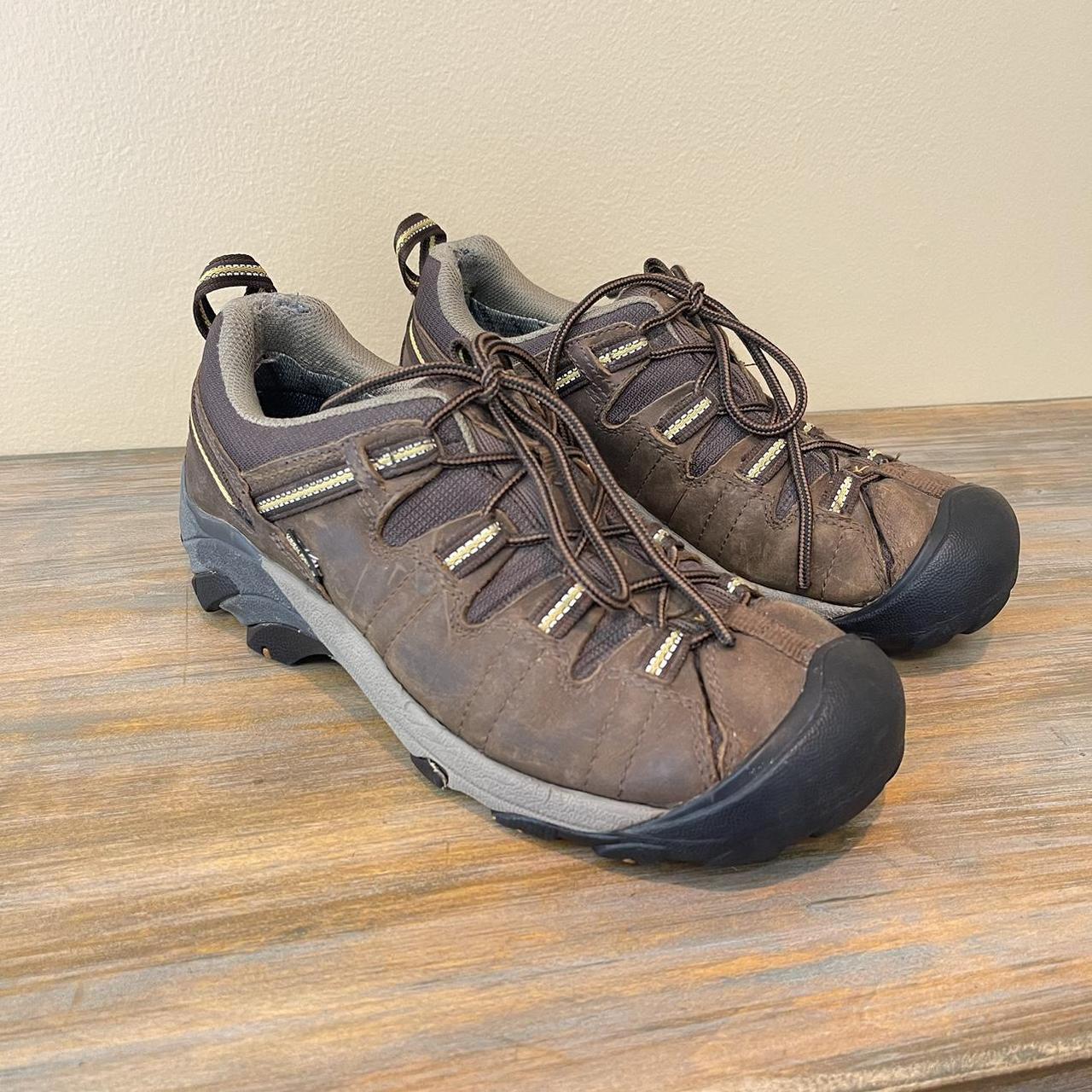 Keen Leather Lace Up Outdoor Shoes Brown Hiking... - Depop