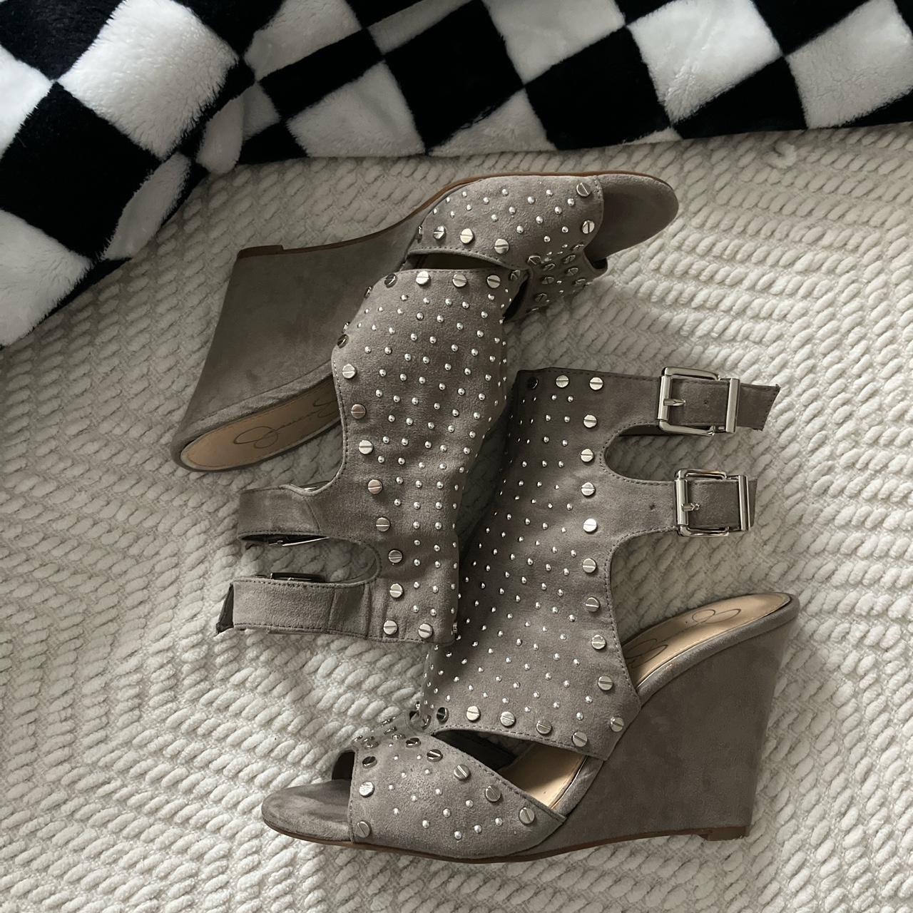 Jessica simpson studded flats cheap