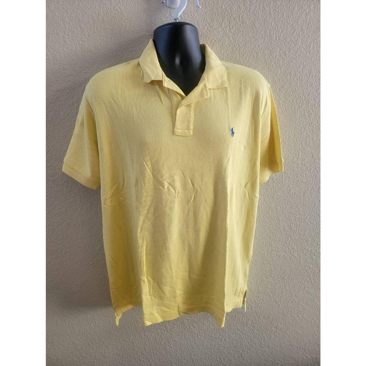 Polo Ralph Lauren Men's Yellow Polo-shirts | Depop