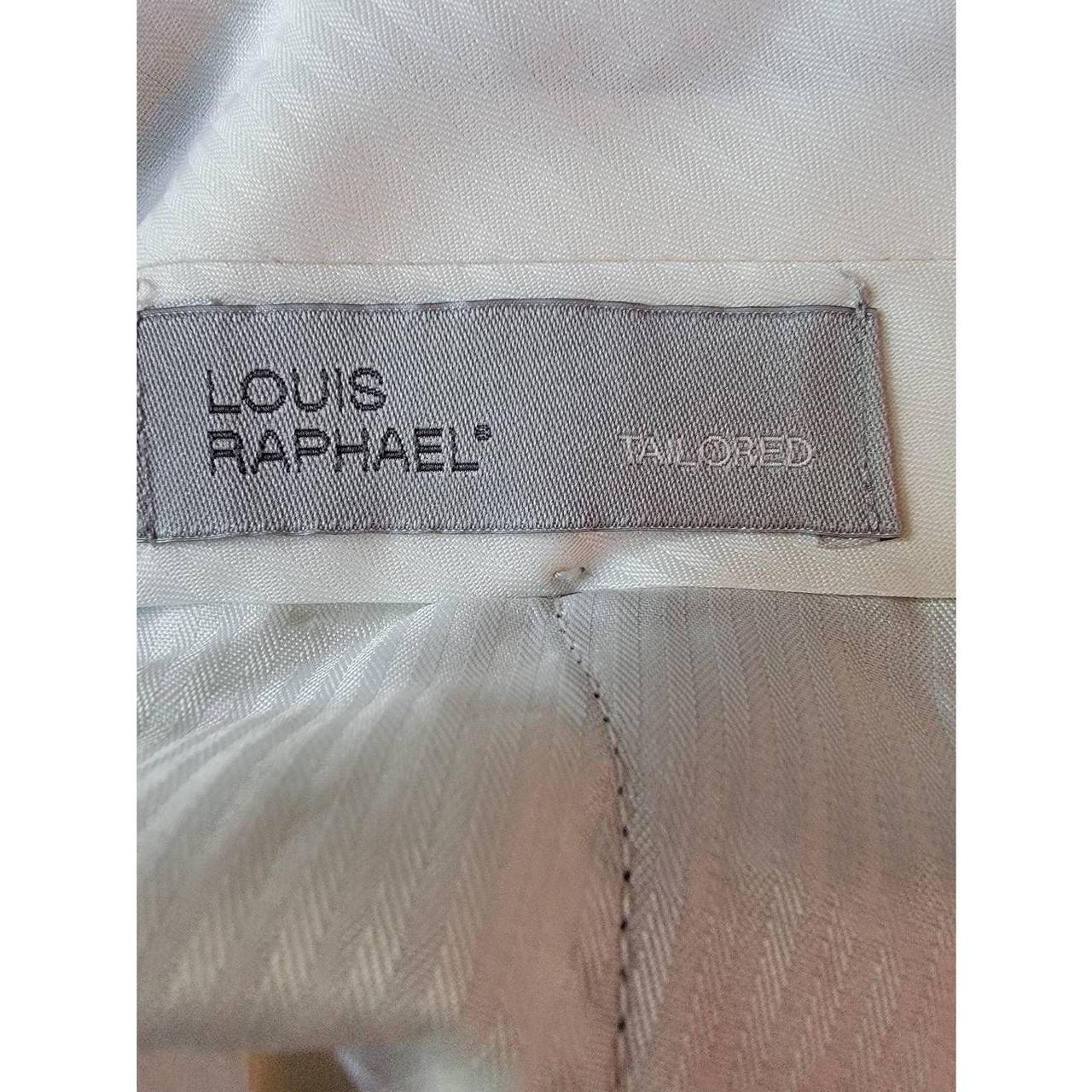 Men's Tailored Louis Raphael Grey Dress Pants Size: - Depop