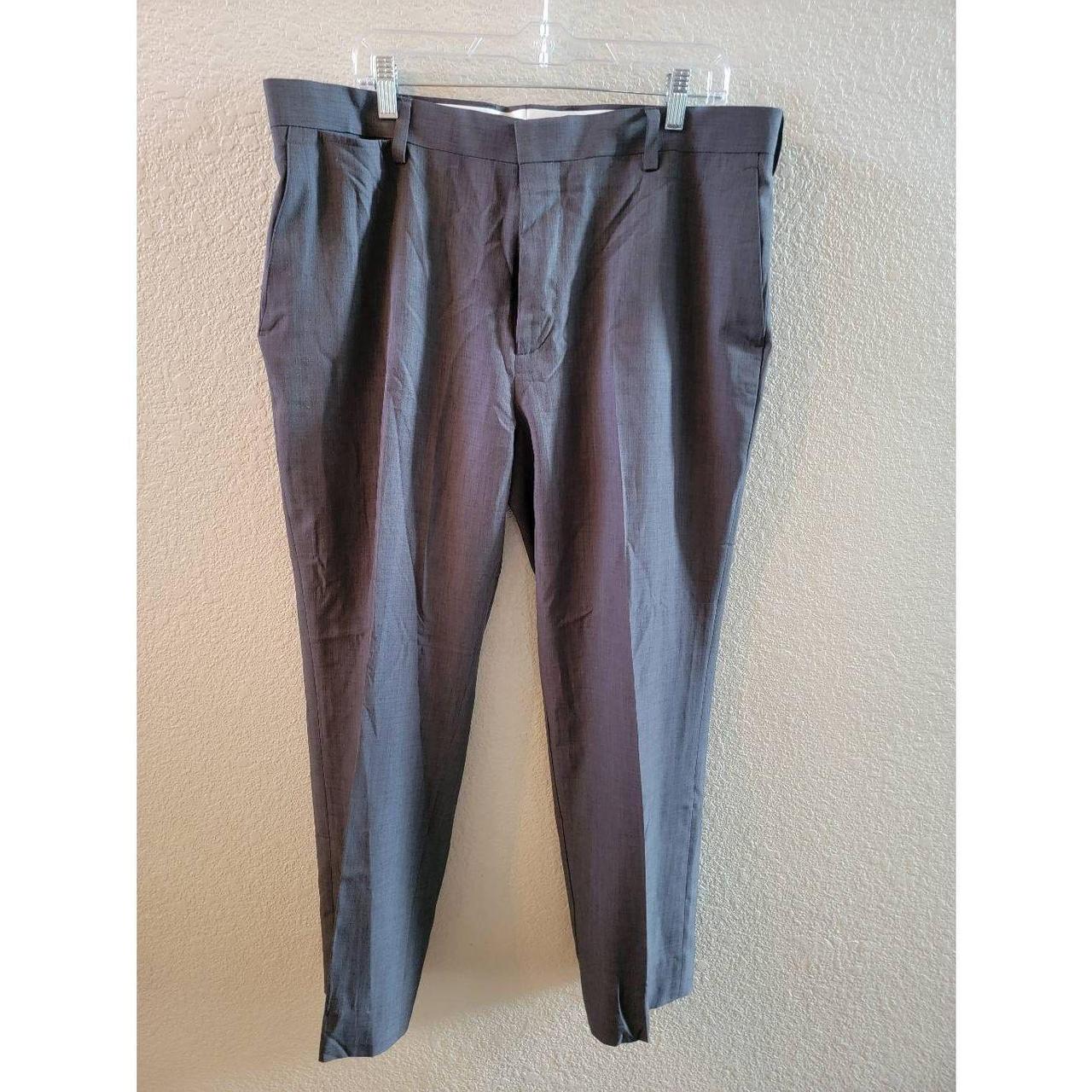 Men's Tailored Louis Raphael Grey Dress Pants Size: - Depop