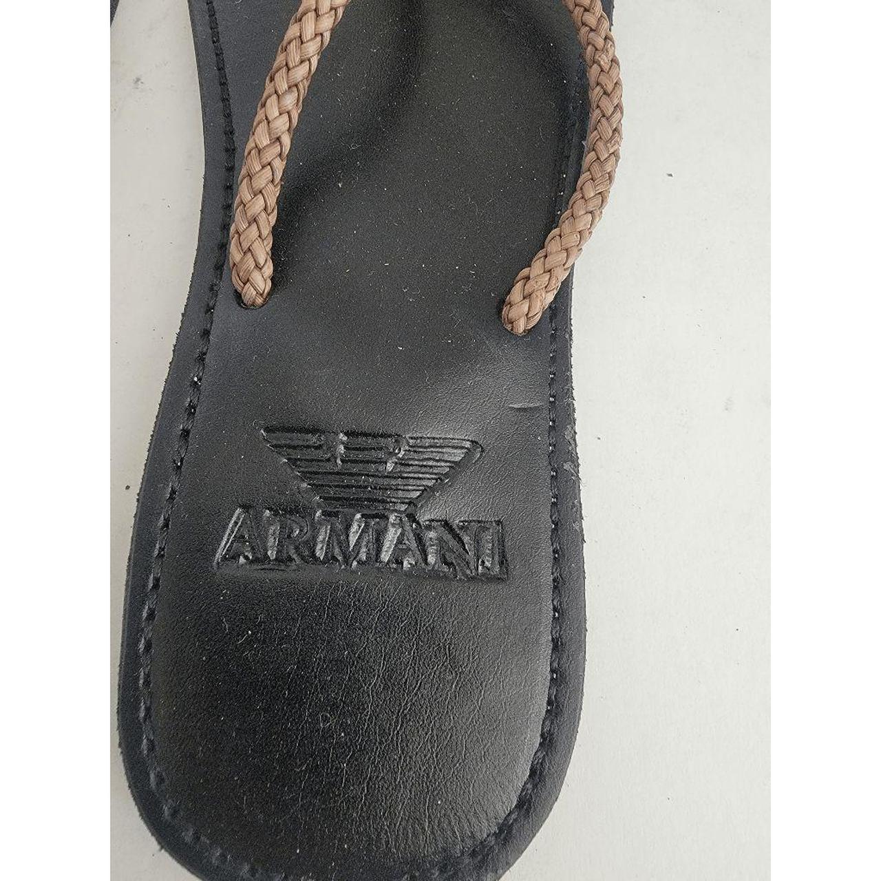 Armani Women's Black and Brown Sandals (3)