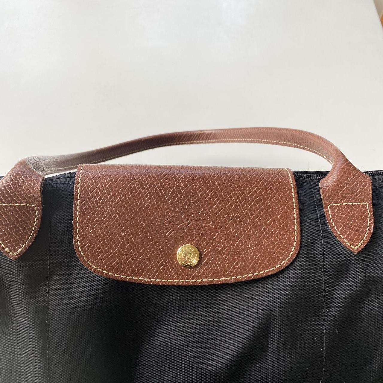 rare* Original vintage Longchamp leather bag made - Depop