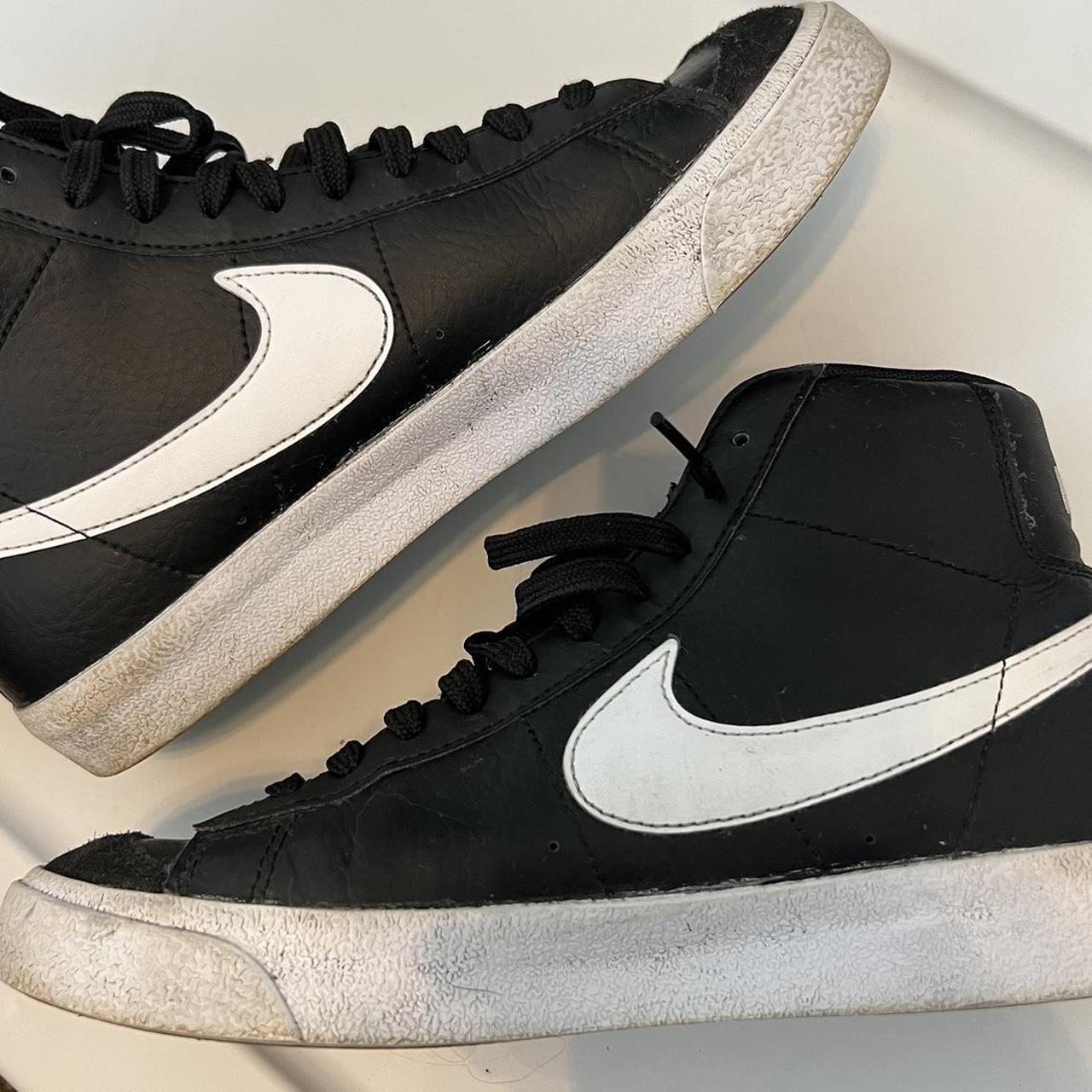 black nike blazers high womens