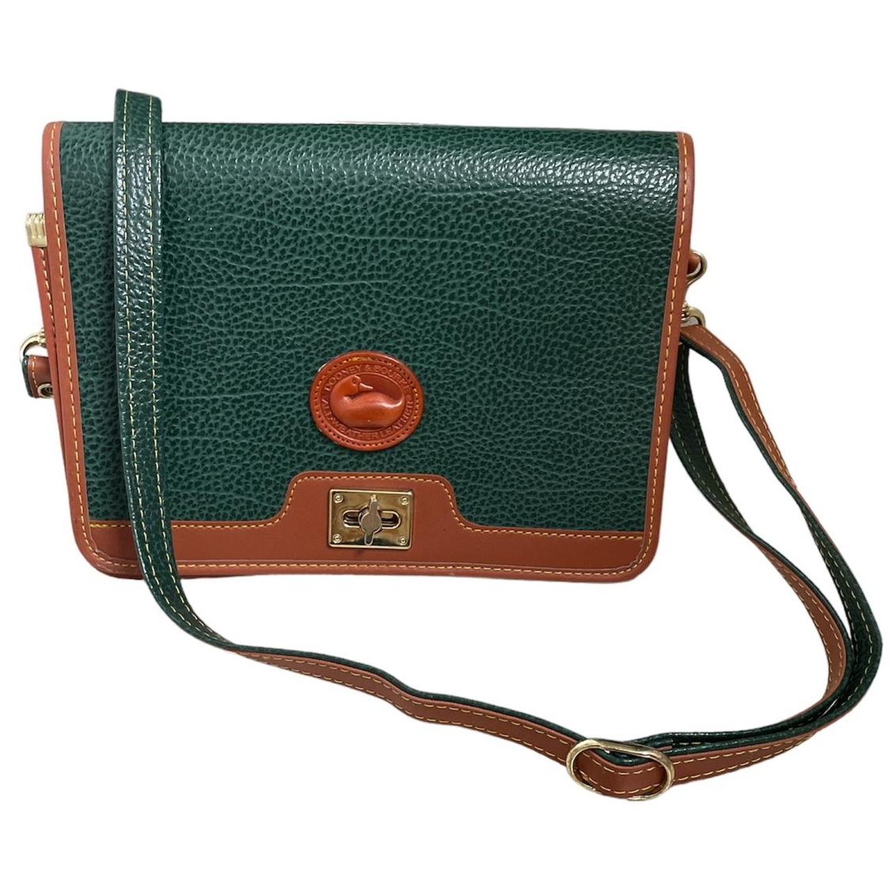 Vintage Hunter Green Dooney Bourke Leather