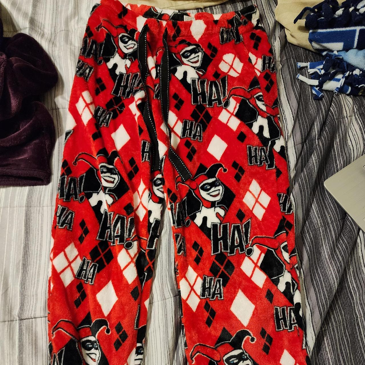 Women's Black and Red Pajamas | Depop