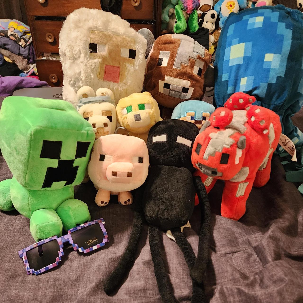 Minecraft Plush Overload! Ten Minecraft Plush with a... - Depop