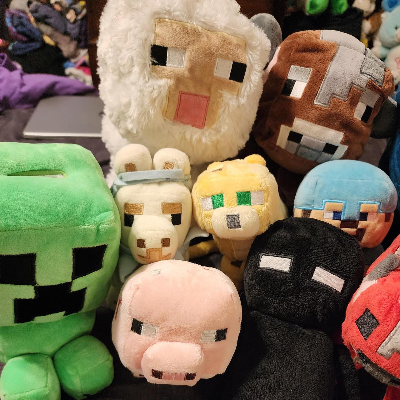 Minecraft Plush Overload! Ten Minecraft Plush with a... - Depop