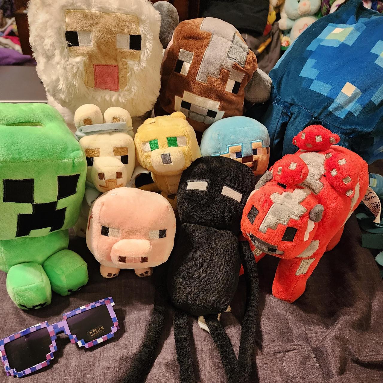 Minecraft Plush Overload! Ten Minecraft Plush with a... - Depop