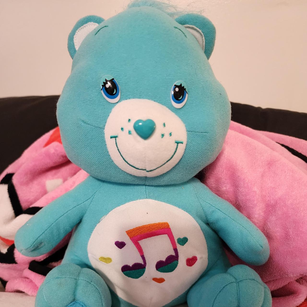 2006-blue-heartsong-care-bear-plush-super-cute-and-depop