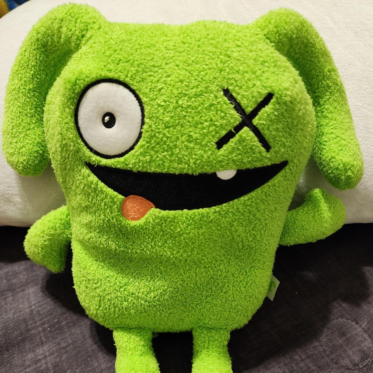 2018 Green Ugly Doll. Plays music for a only a brief... - Depop