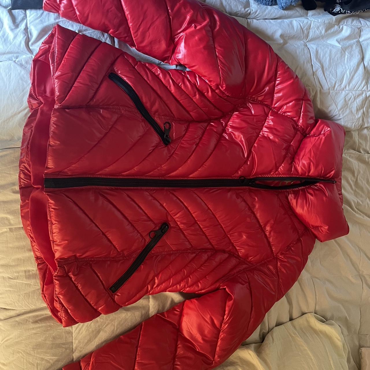 Guess red jacket on sale womens