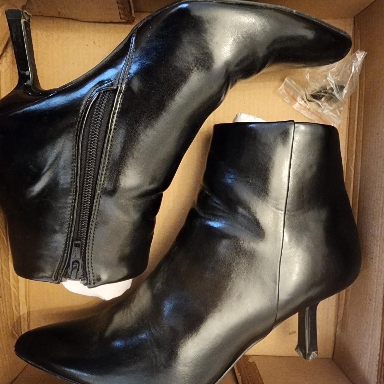 asos patent leather boots
