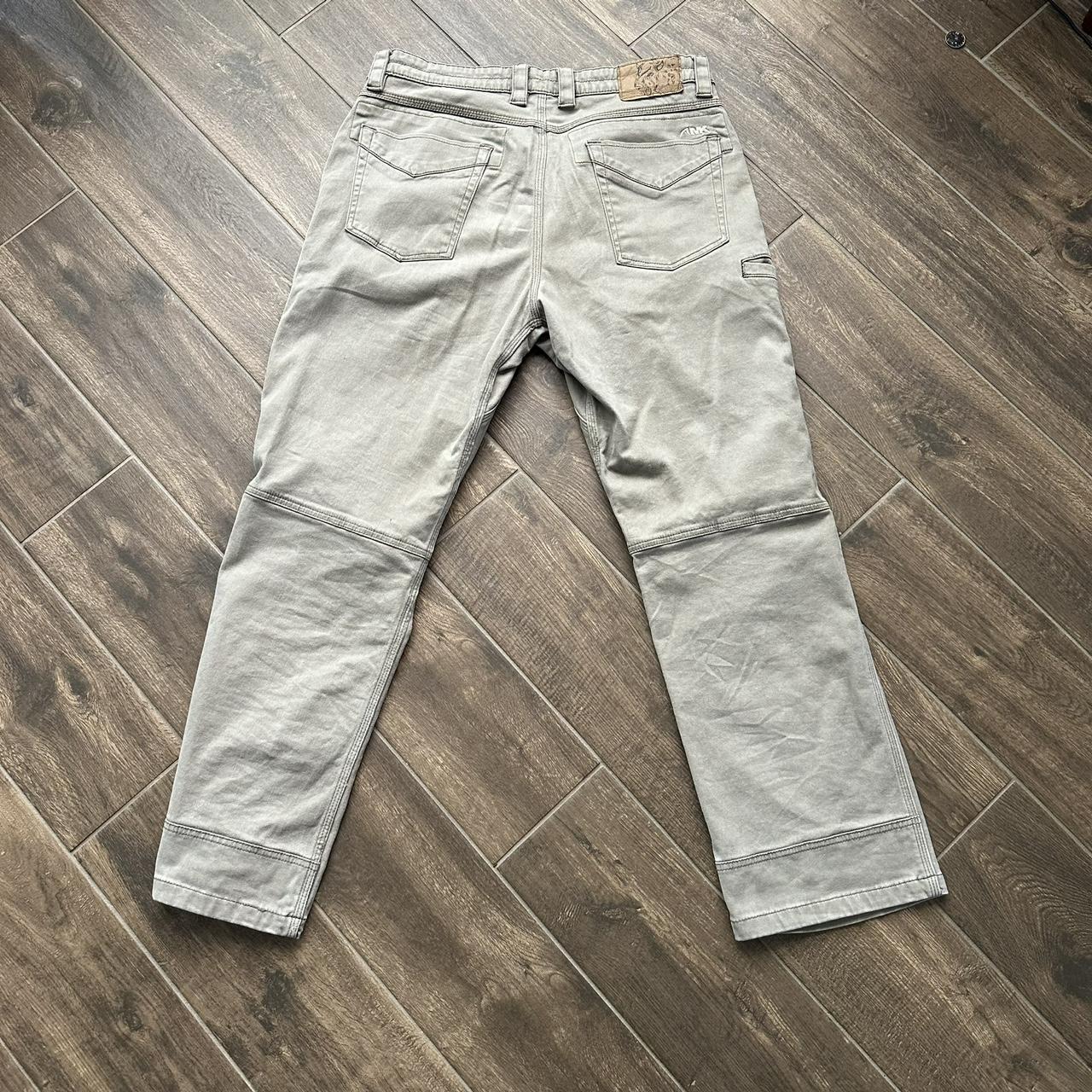 34 x 30 Classic fit Khakis with some paint splotches... - Depop