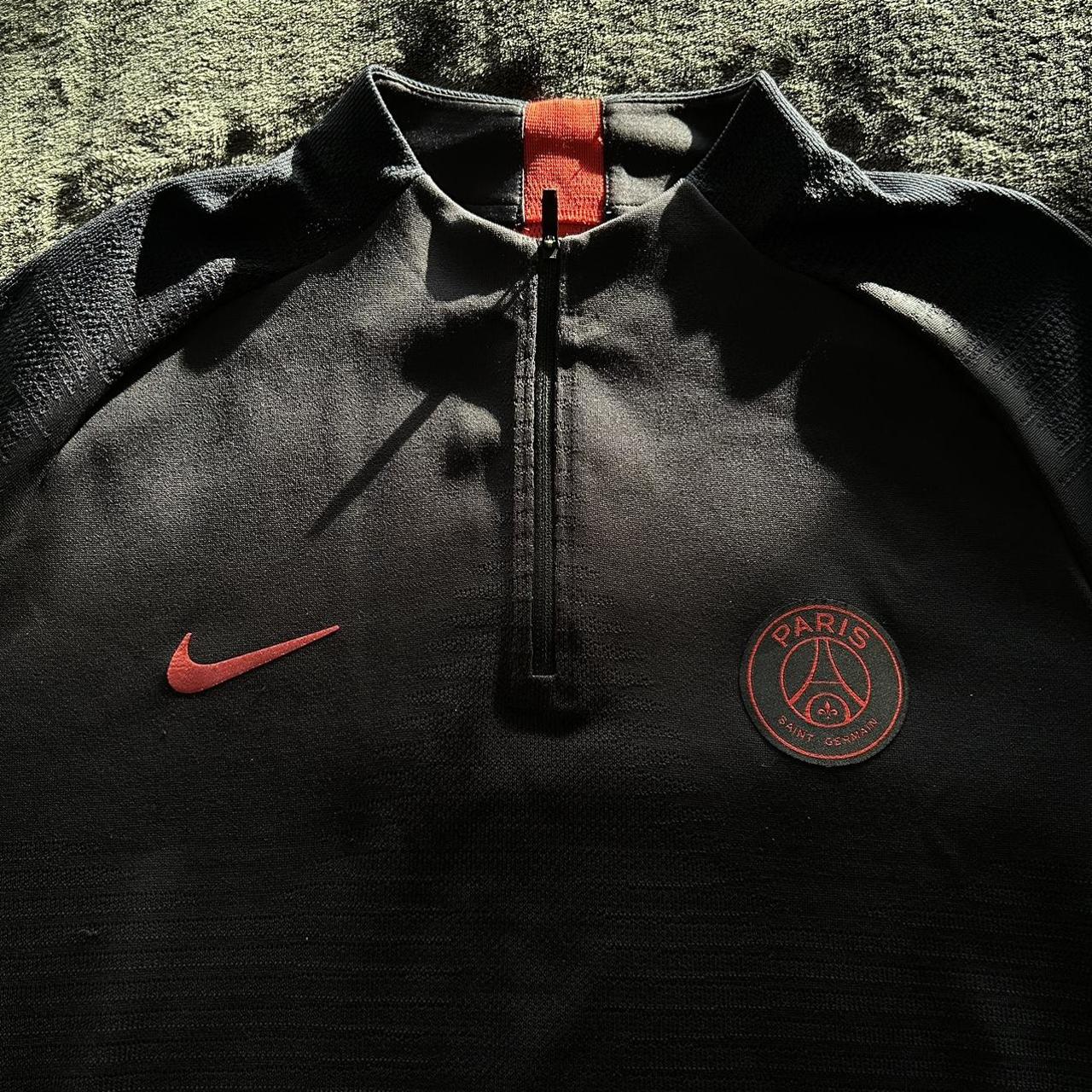 Nike Psg Vaporknit Training Top Quarter Zip Black Depop