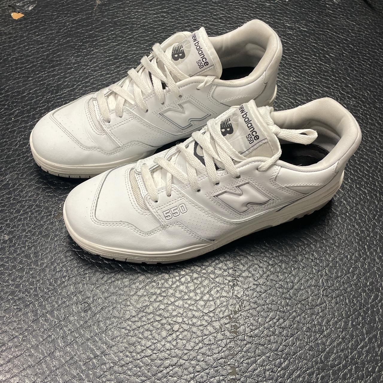 mens all white new balance