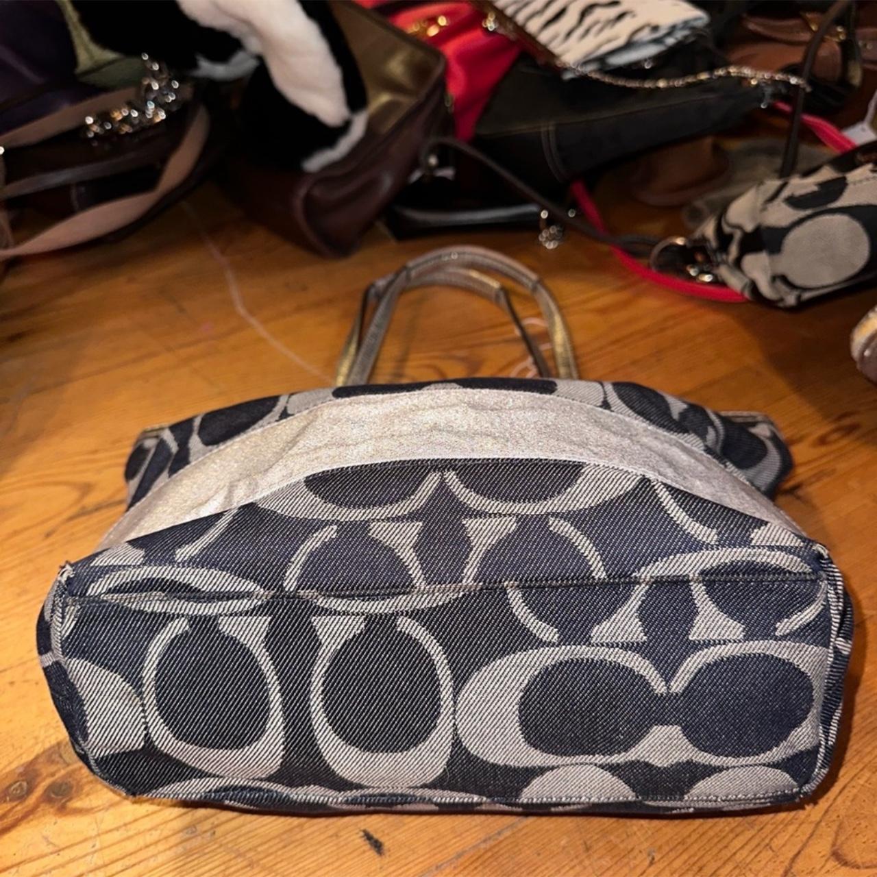 VTG Denim & Silver Coach Bag The ultimate Y2K Denim | Depop