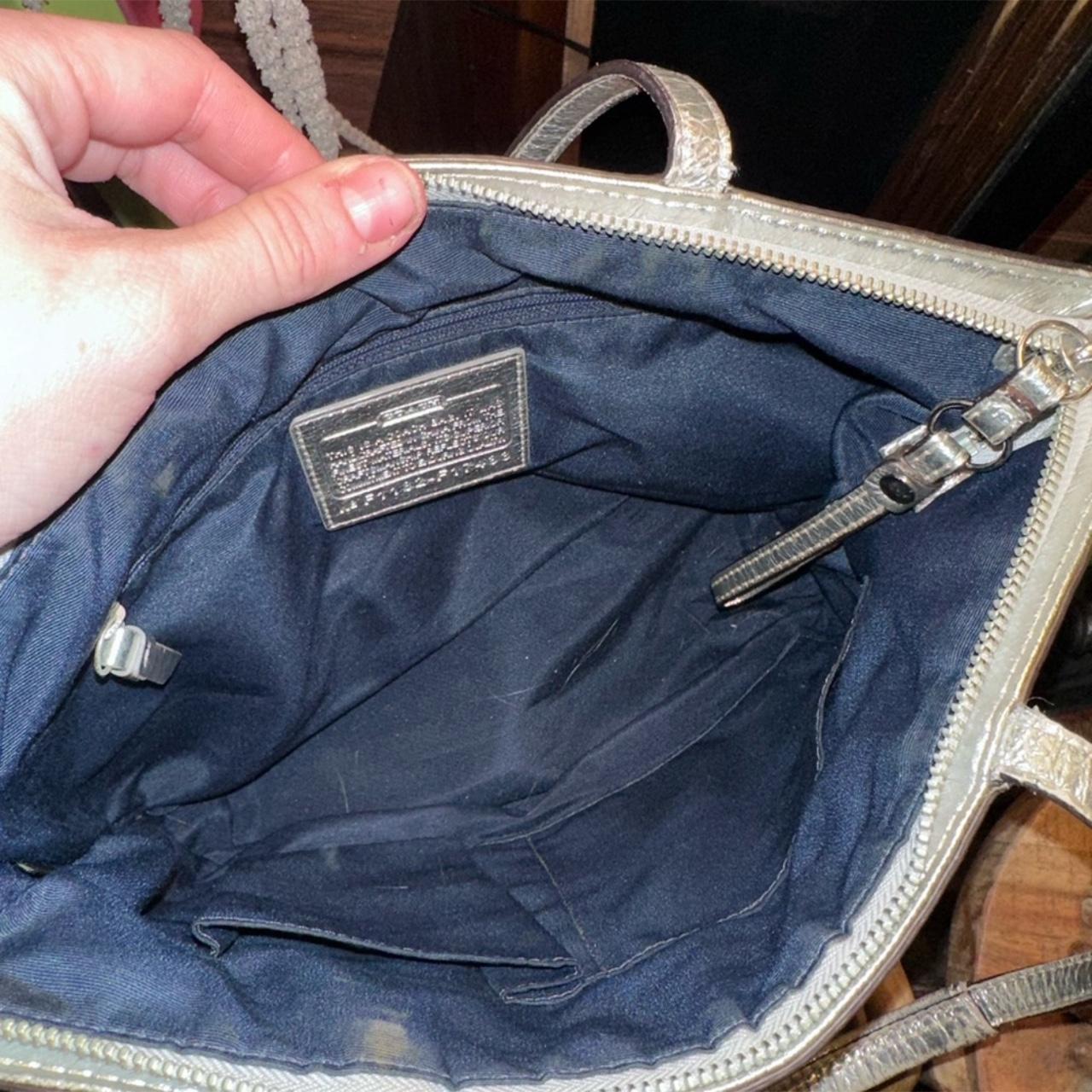 VTG Denim & Silver Coach Bag The ultimate Y2K Denim | Depop